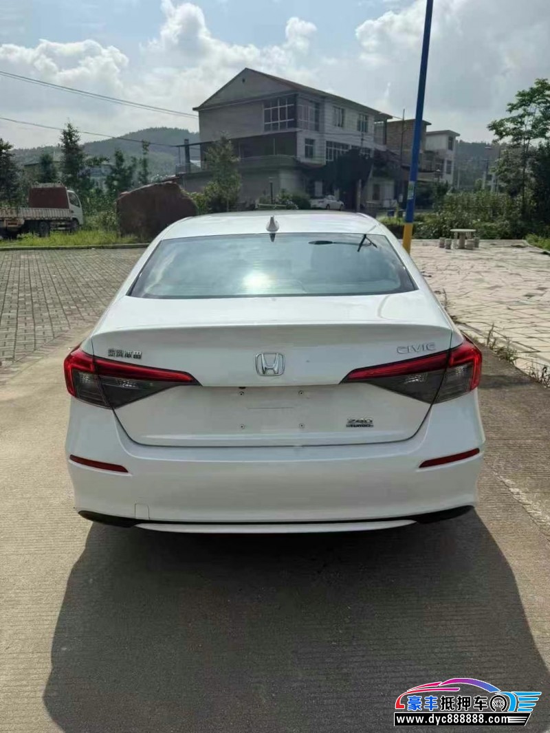 23年本田思域轿车抵押车出售