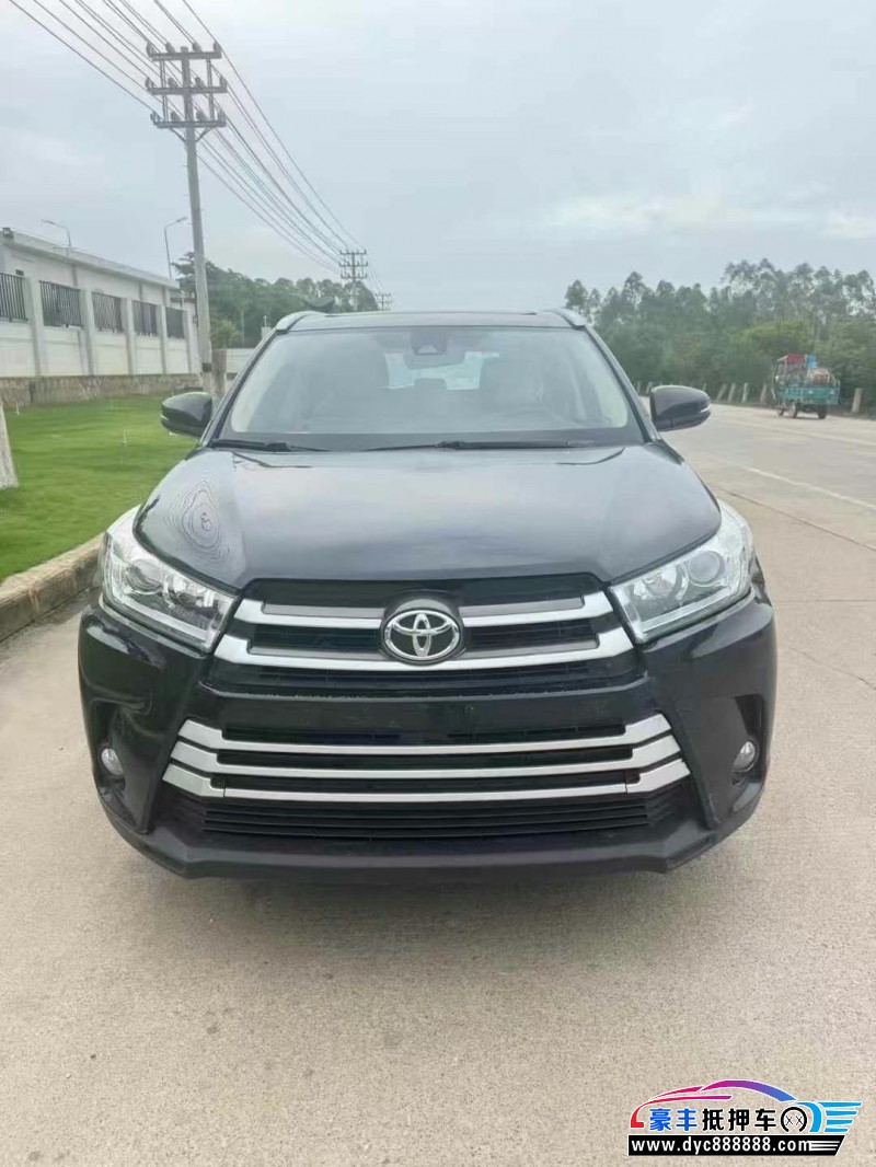 18年丰田汉兰达轿车抵押车出售