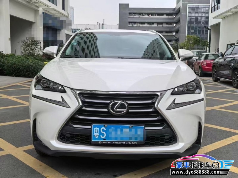 16年雷克萨斯NX轿车抵押车出售