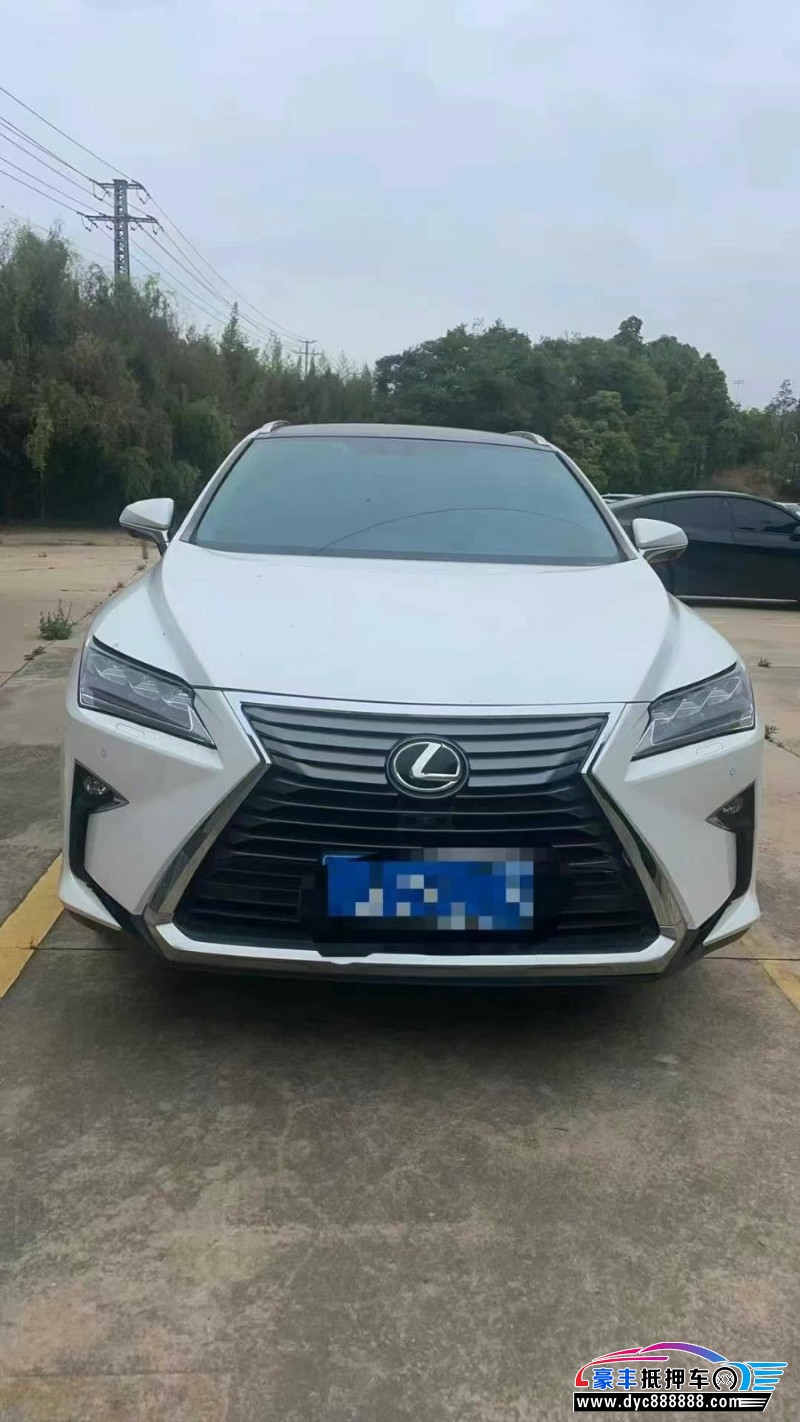 19年雷克萨斯RX轿车抵押车出售