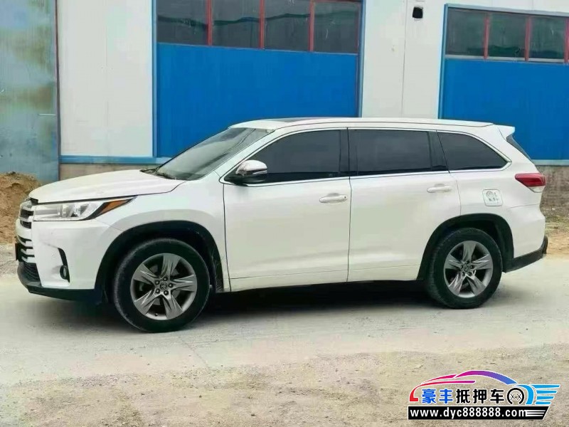 19年丰田汉兰达轿车抵押车出售