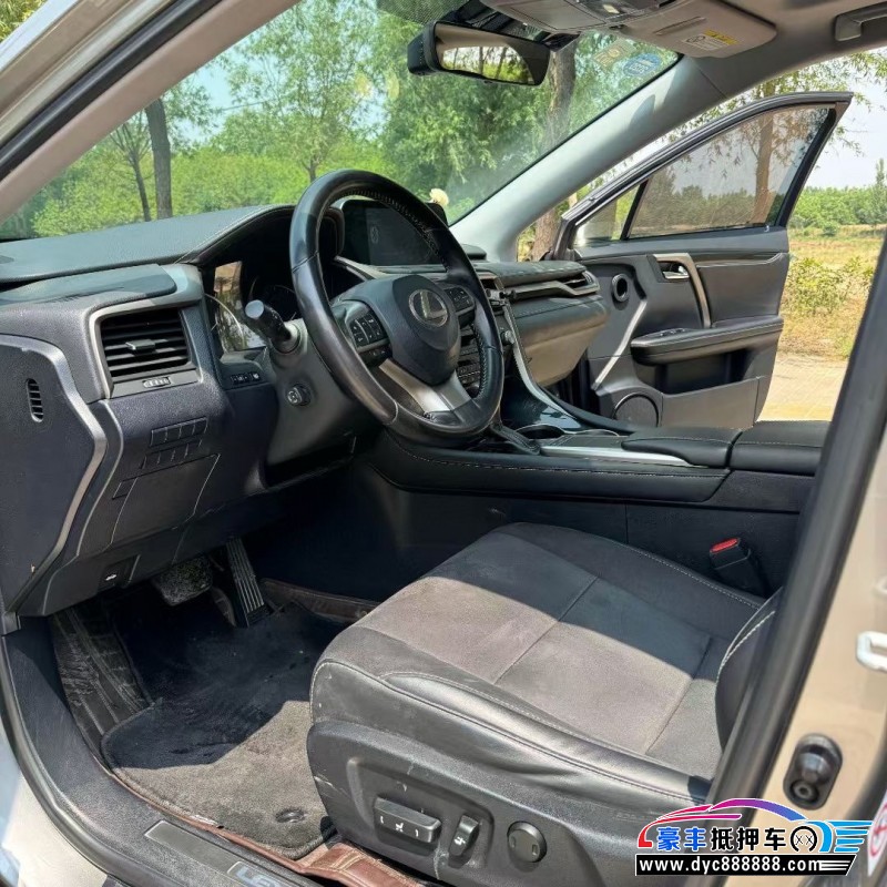 19年雷克萨斯RX轿车抵押车出售