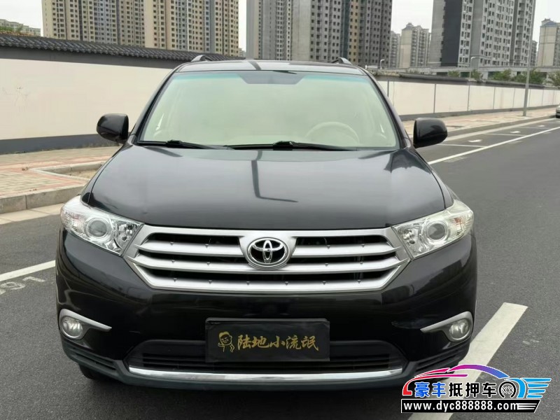 15年丰田汉兰达轿车抵押车出售