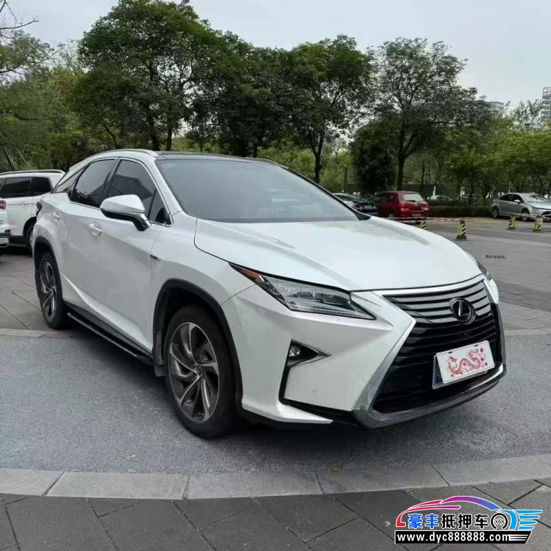 19年雷克萨斯RX轿车抵押车出售