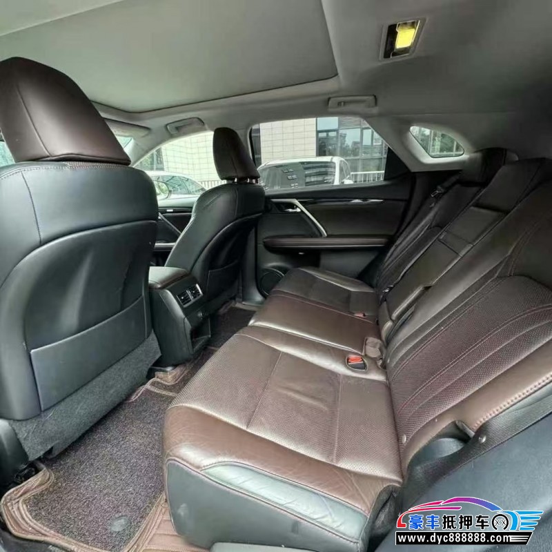 19年雷克萨斯RX轿车抵押车出售