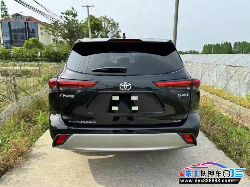 25年丰田汉兰达轿车抵押车出售