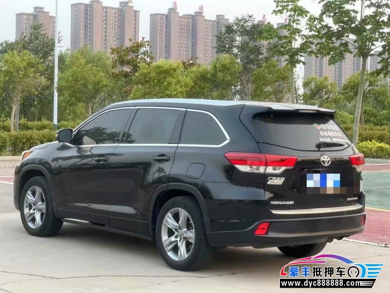 21年丰田汉兰达轿车抵押车出售