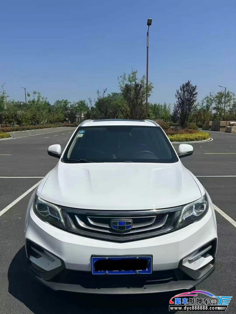 18年吉利博越轿车抵押车出售