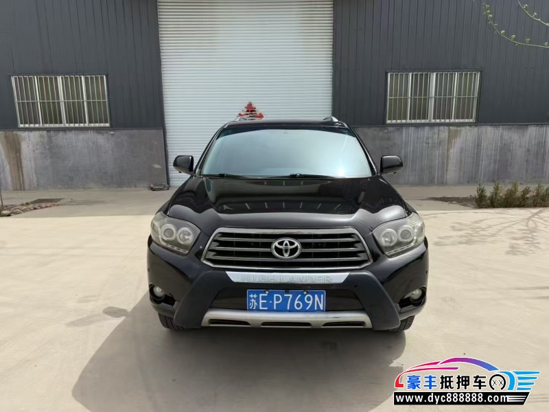 11年丰田汉兰达轿车抵押车出售