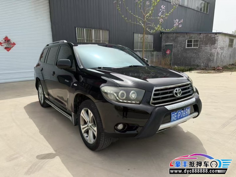 11年丰田汉兰达轿车抵押车出售