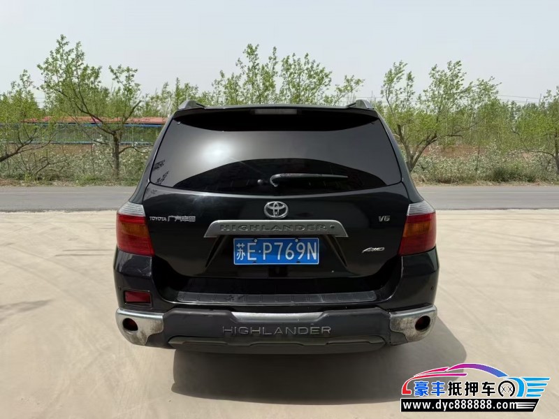 11年丰田汉兰达轿车抵押车出售