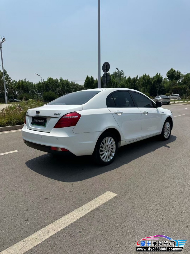 18年吉利帝豪轿车抵押车出售