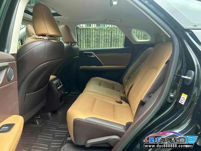 18年雷克萨斯RX轿车抵押车出售