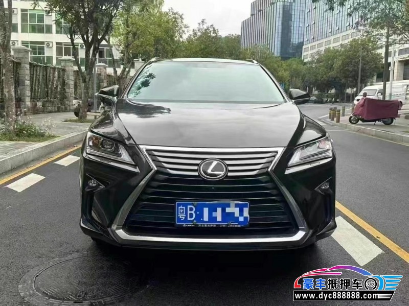18年雷克萨斯RX轿车抵押车出售