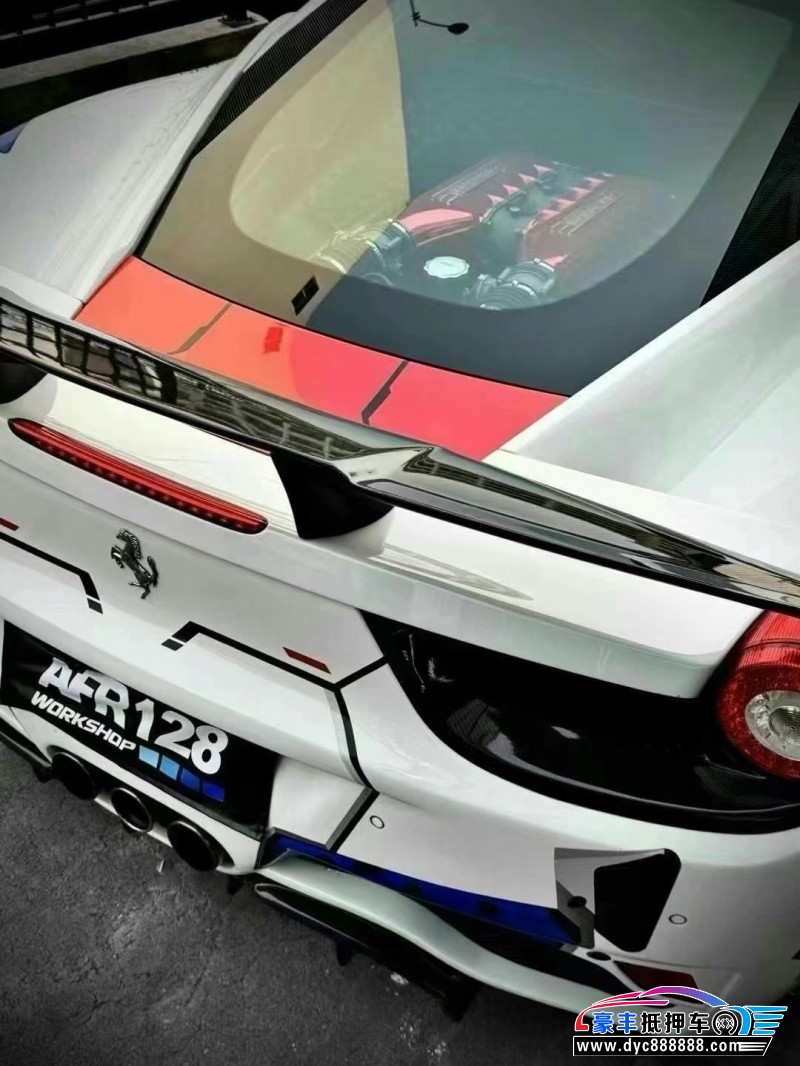 13年法拉利458轿车抵押车出售