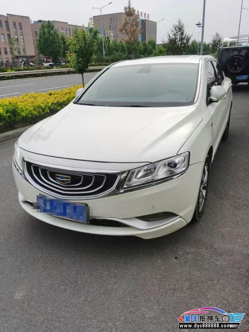 17年吉利博瑞轿车抵押车出售