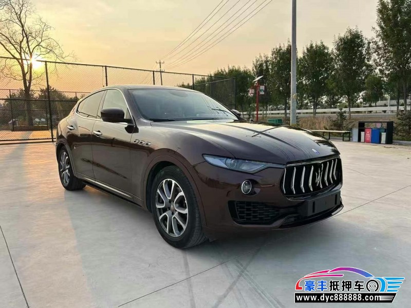 17年玛莎拉蒂莱万特轿车抵押车出售