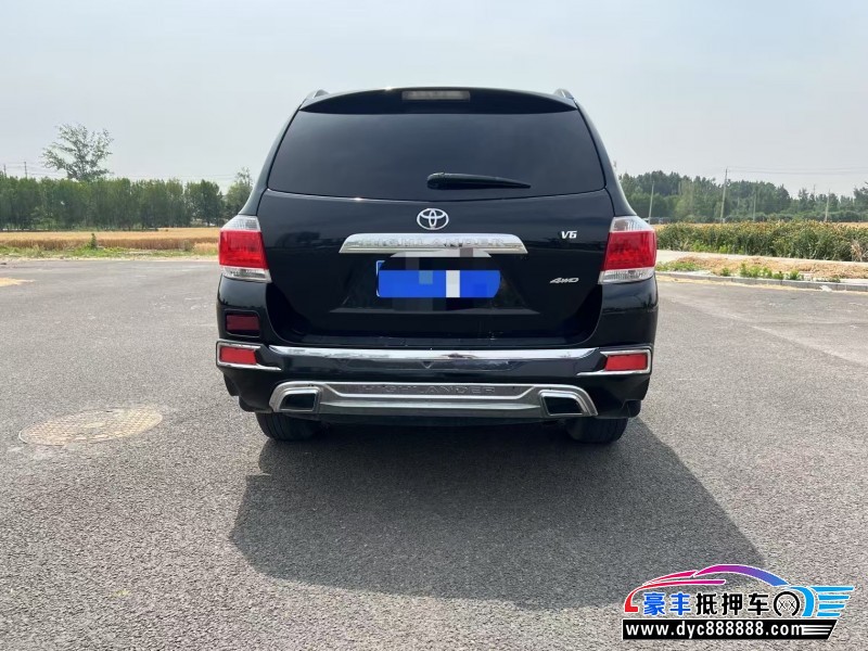 14年丰田汉兰达轿车抵押车出售