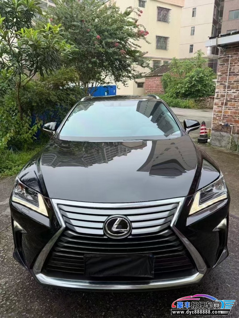 19年雷克萨斯RX轿车抵押车出售