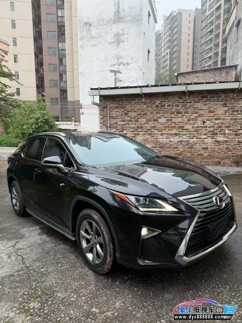 19年雷克萨斯RX轿车抵押车出售