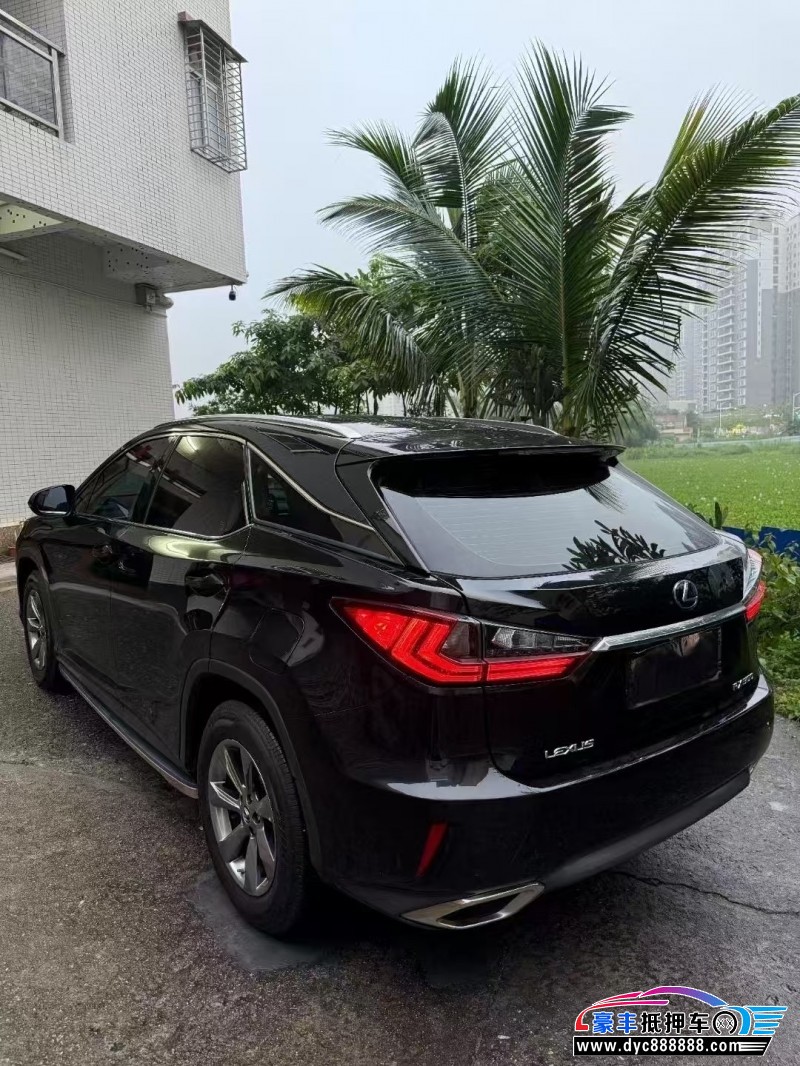 19年雷克萨斯RX轿车抵押车出售