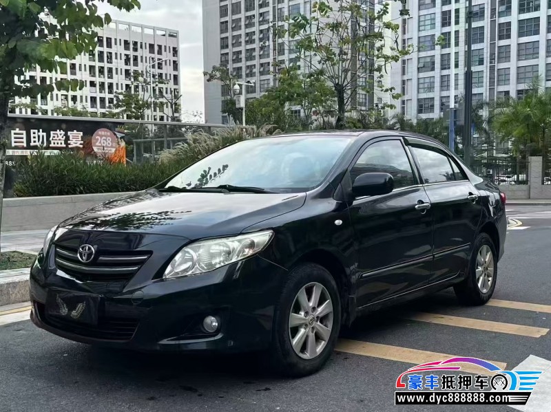 10年丰田卡罗拉轿车抵押车出售