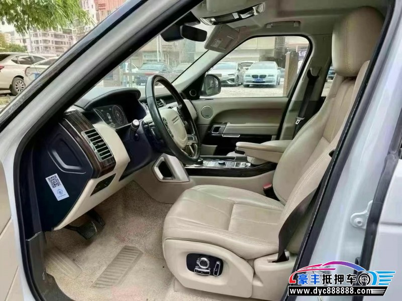 18年路虎揽胜行政轿车抵押车出售