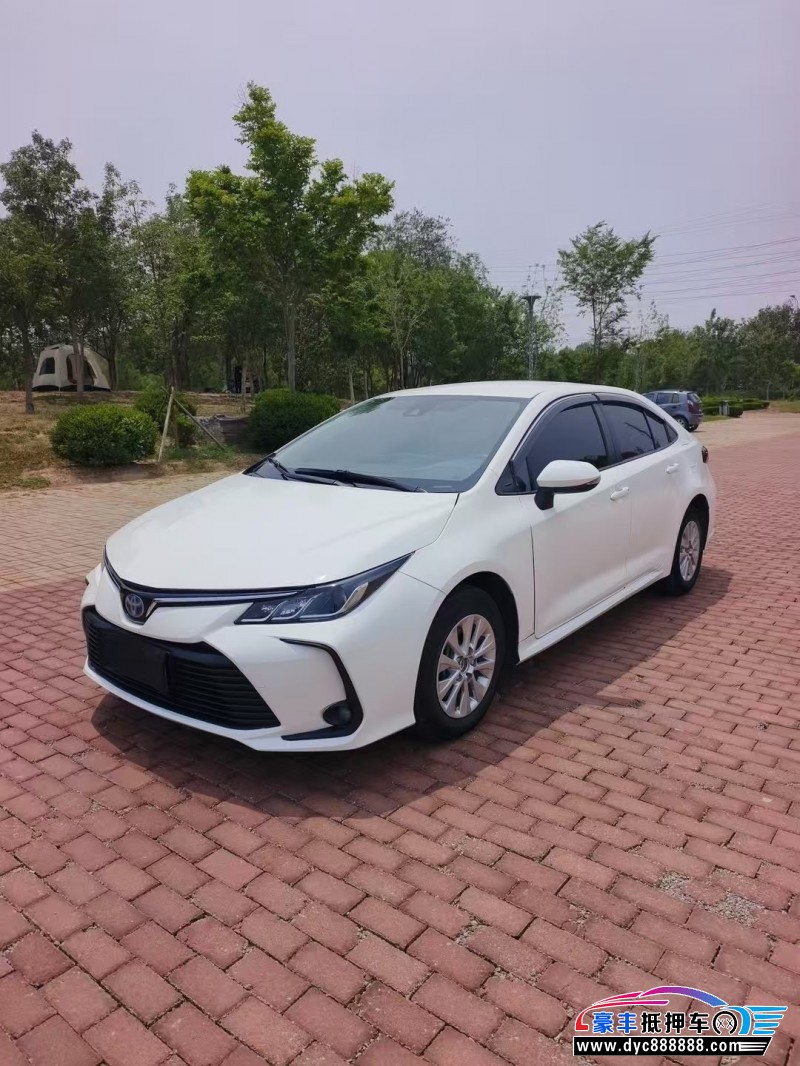 23年丰田卡罗拉轿车抵押车出售