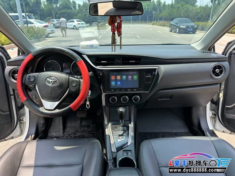 18年丰田卡罗拉轿车抵押车出售