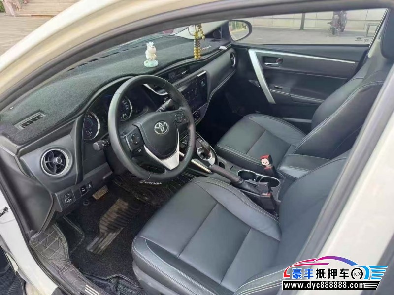 18年丰田卡罗拉轿车抵押车出售