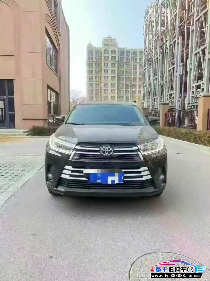 19年丰田汉兰达轿车抵押车出售