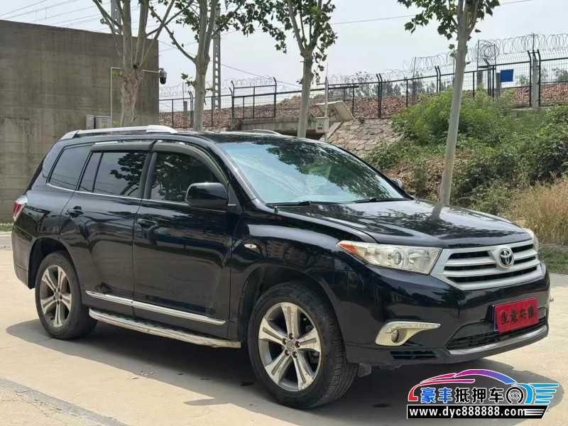 13年丰田汉兰达轿车抵押车出售