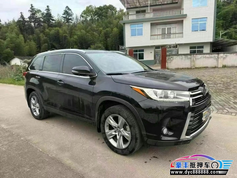 19年丰田汉兰达轿车抵押车出售