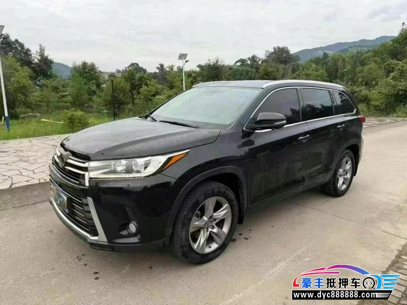 19年丰田汉兰达轿车抵押车出售