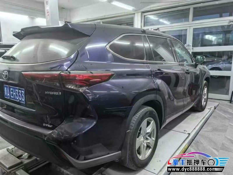 22年丰田汉兰达轿车抵押车出售