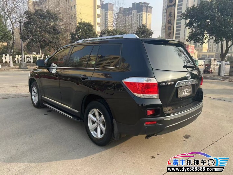 14年丰田汉兰达轿车抵押车出售