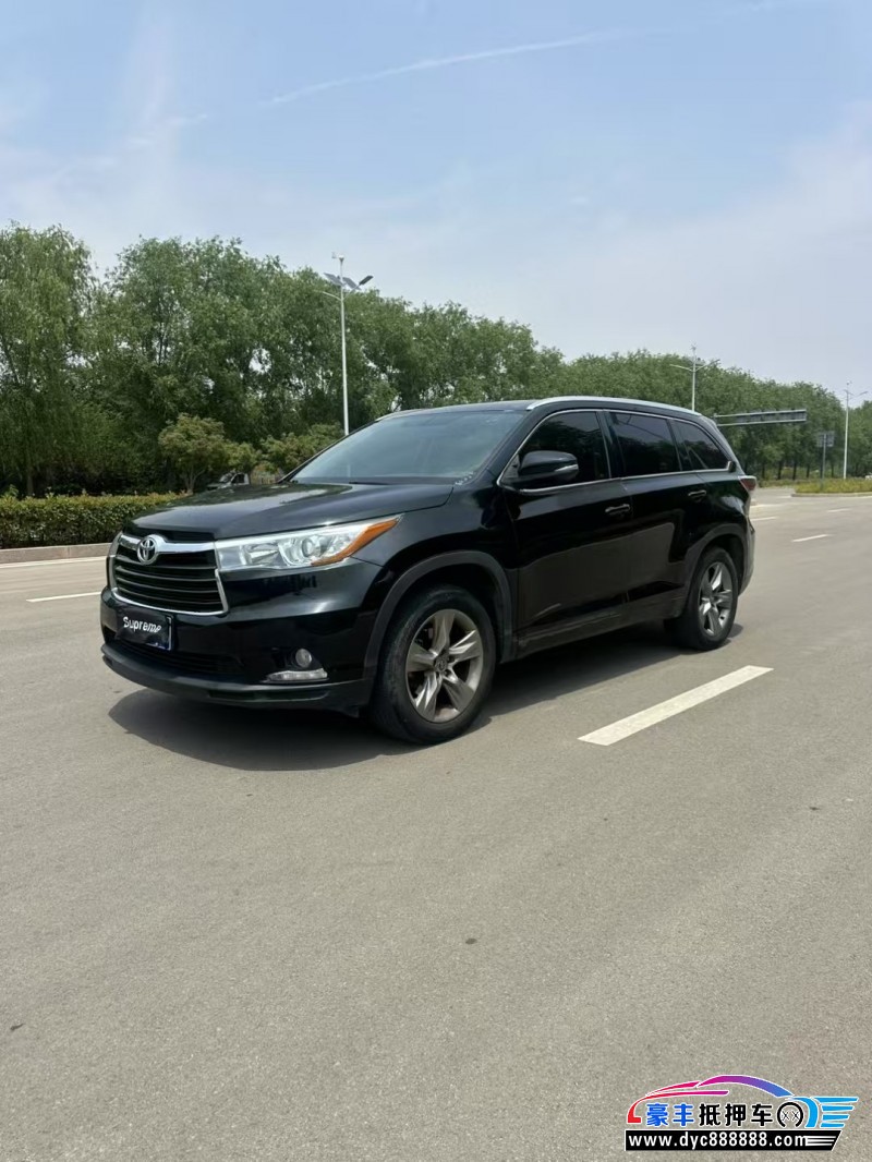 16年丰田汉兰达轿车抵押车出售