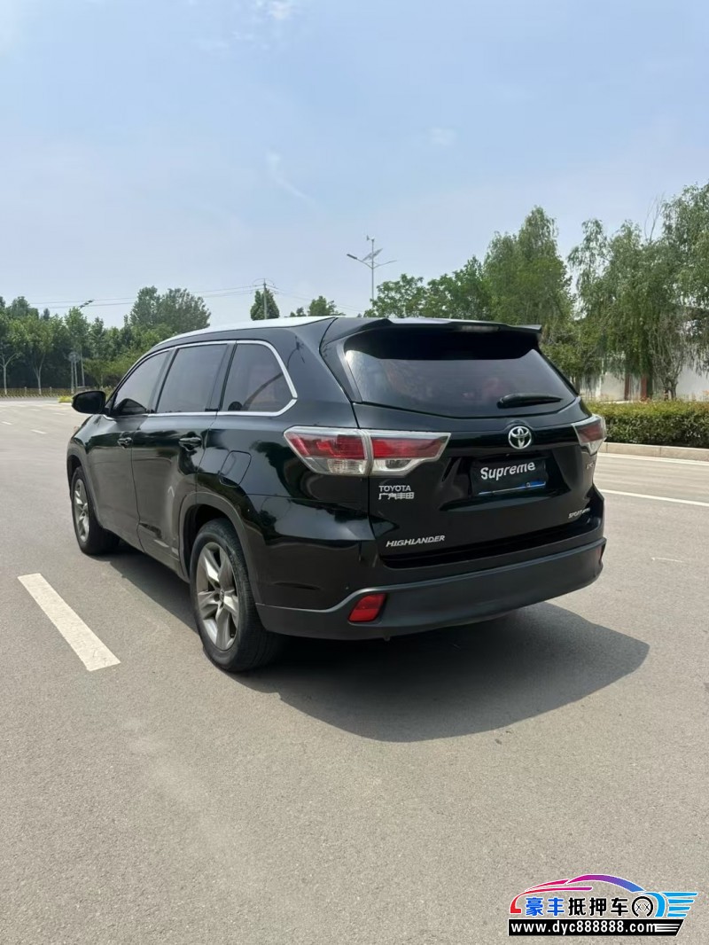 16年丰田汉兰达轿车抵押车出售