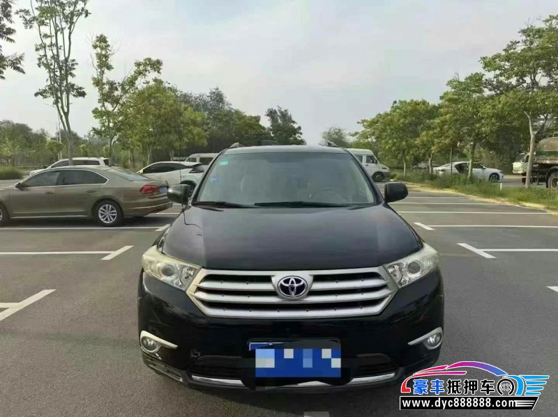 14年丰田汉兰达轿车抵押车出售