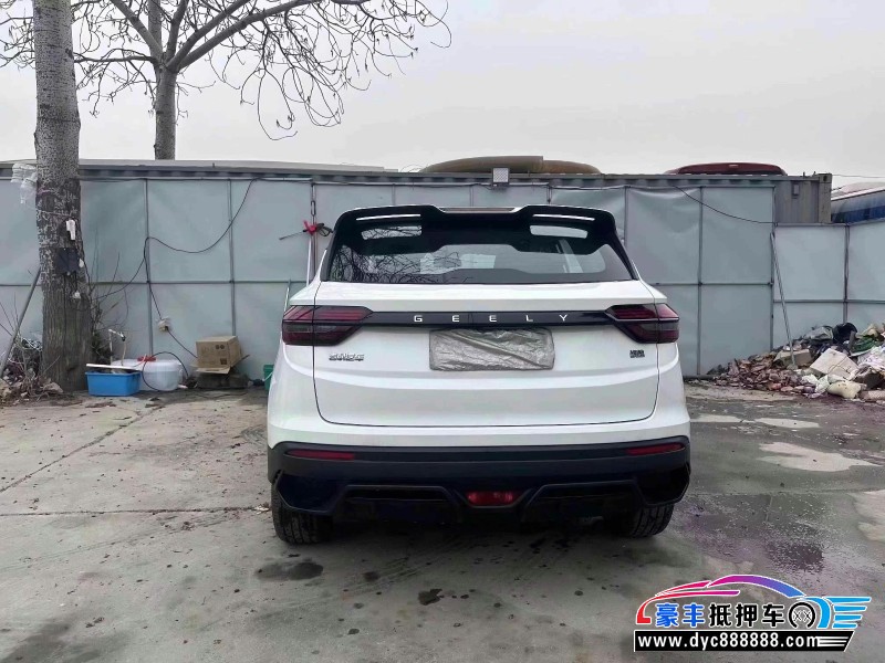 24年吉利缤越轿车抵押车出售