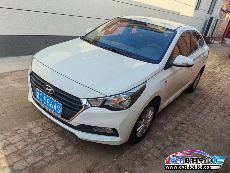 19年现代悦纳轿车抵押车出售