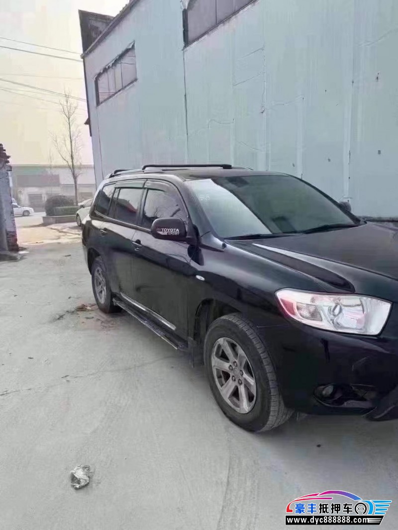 10年丰田汉兰达轿车抵押车出售