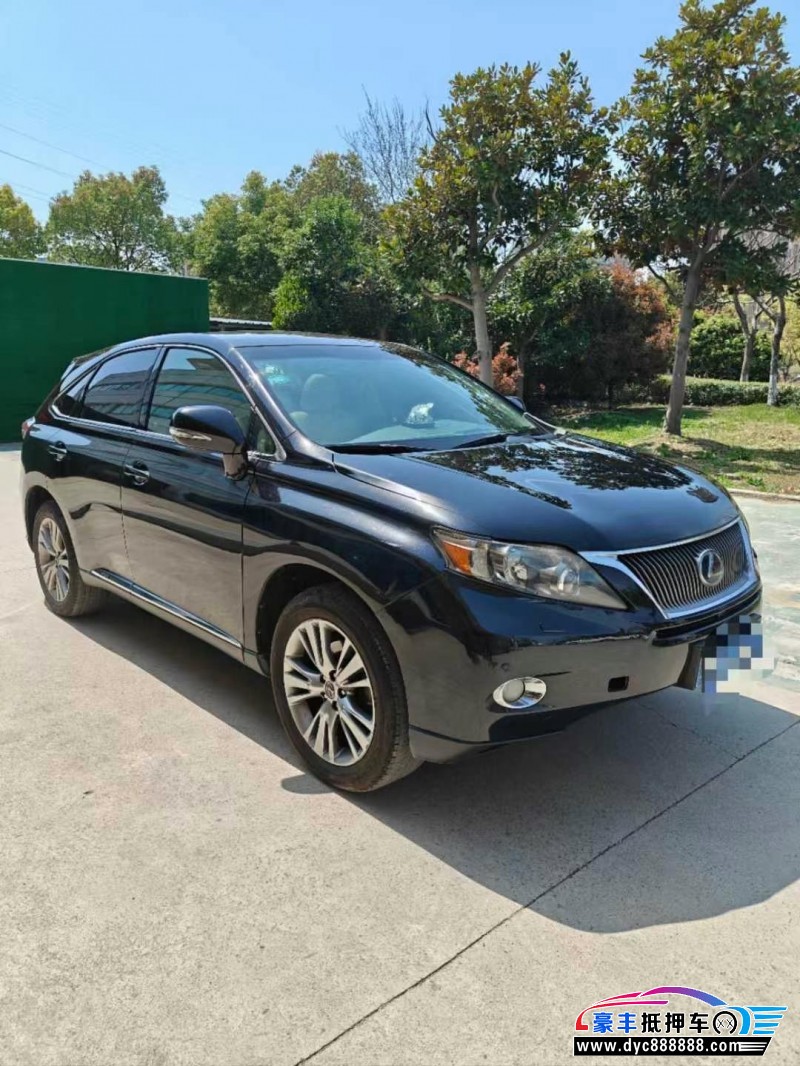 12年雷克萨斯RXSUV抵押车出售