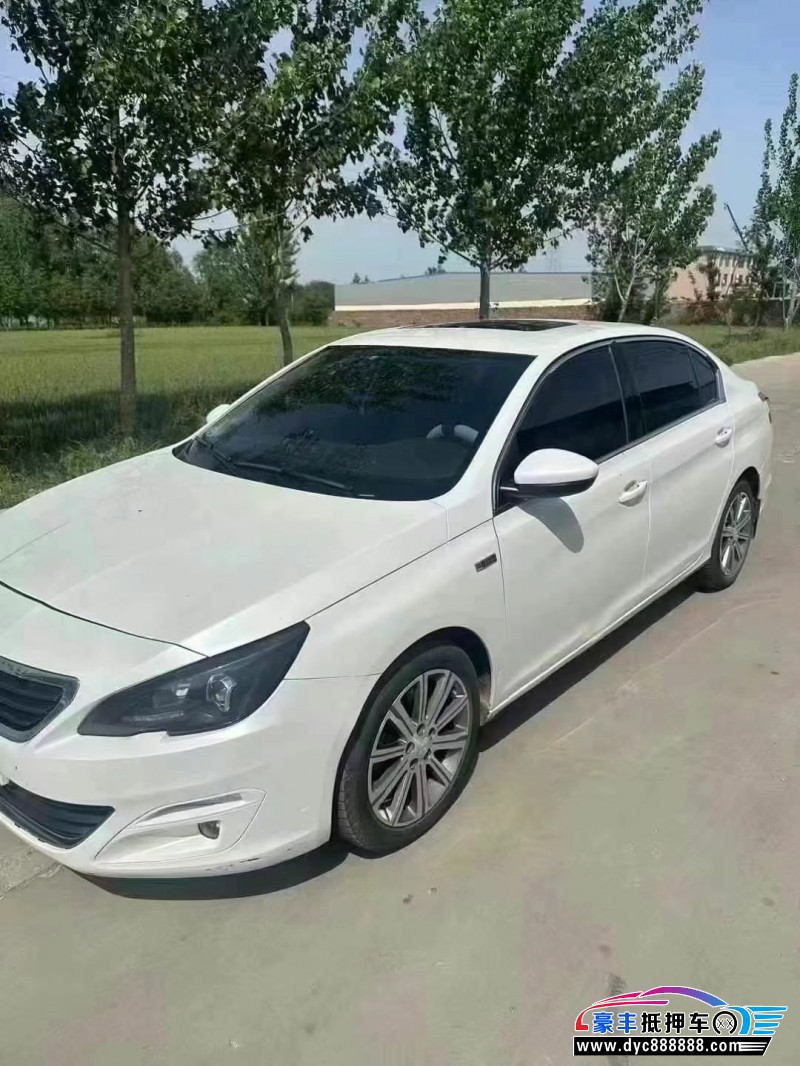 16年标致408轿车抵押车出售