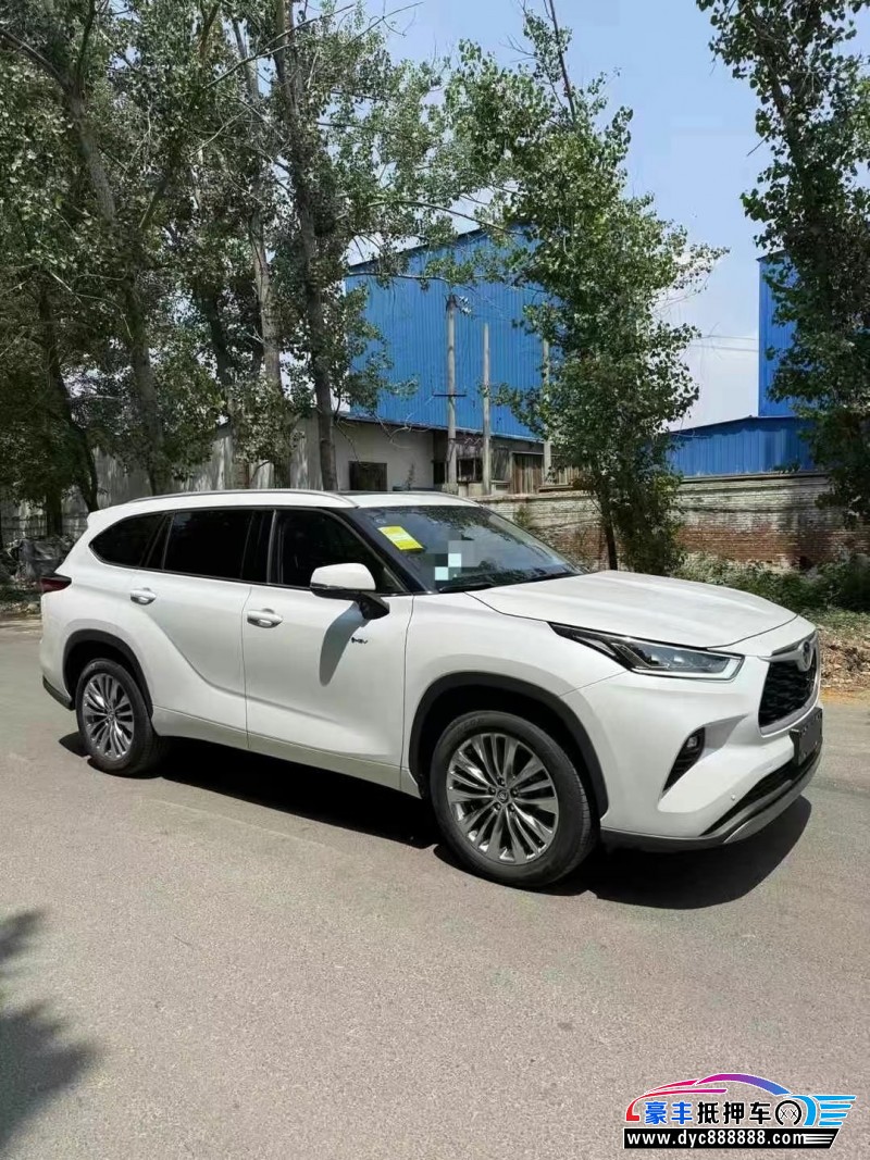 25年丰田汉兰达轿车抵押车出售