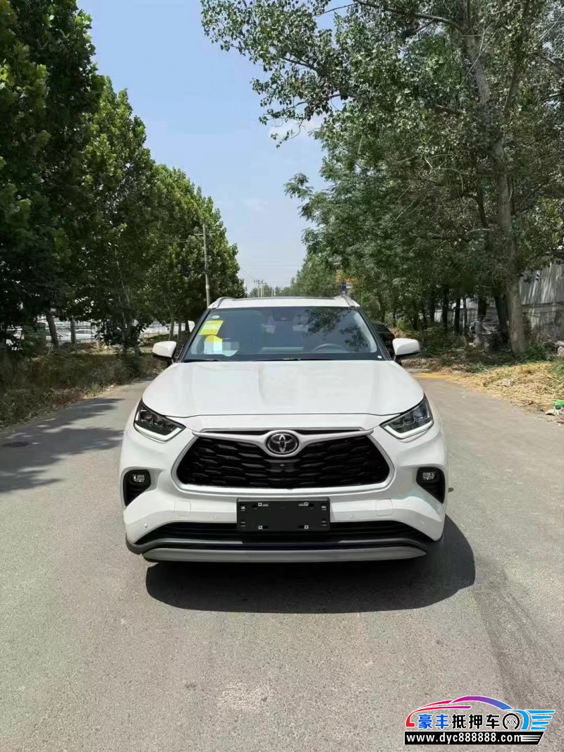 25年丰田汉兰达轿车抵押车出售