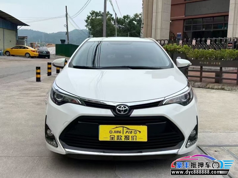 18年丰田雷凌轿车抵押车出售