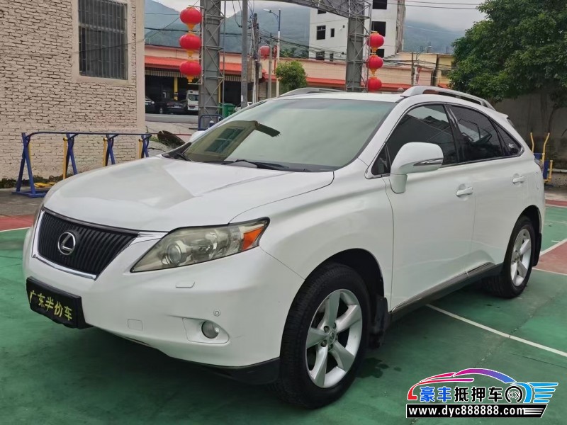 11年雷克萨斯RX轿车抵押车出售