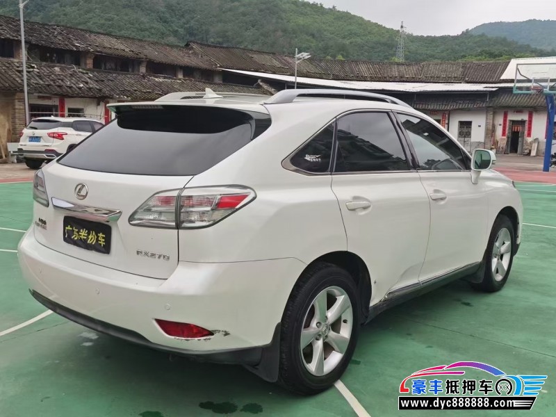 11年雷克萨斯RX轿车抵押车出售