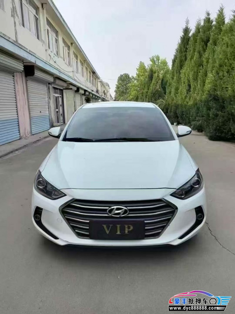 18年现代领动轿车抵押车出售